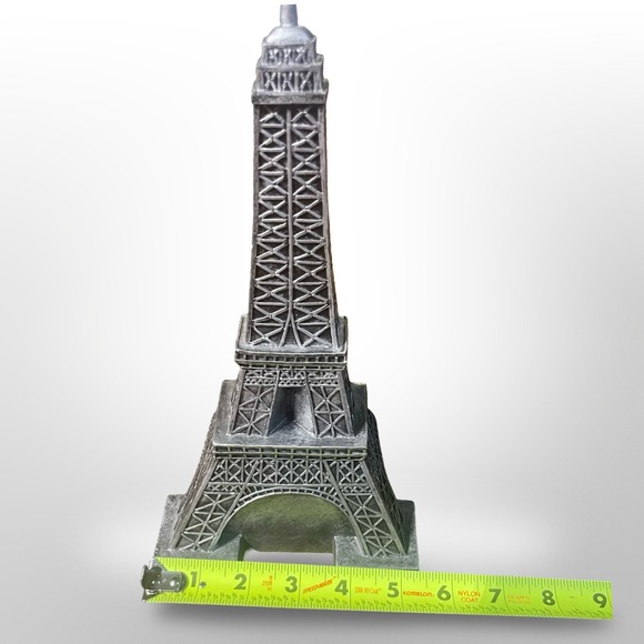 Vintage Eiffel Tower Bookends Paris‎ France Souvenir Desk Decor Set - Picture 5 of 5
